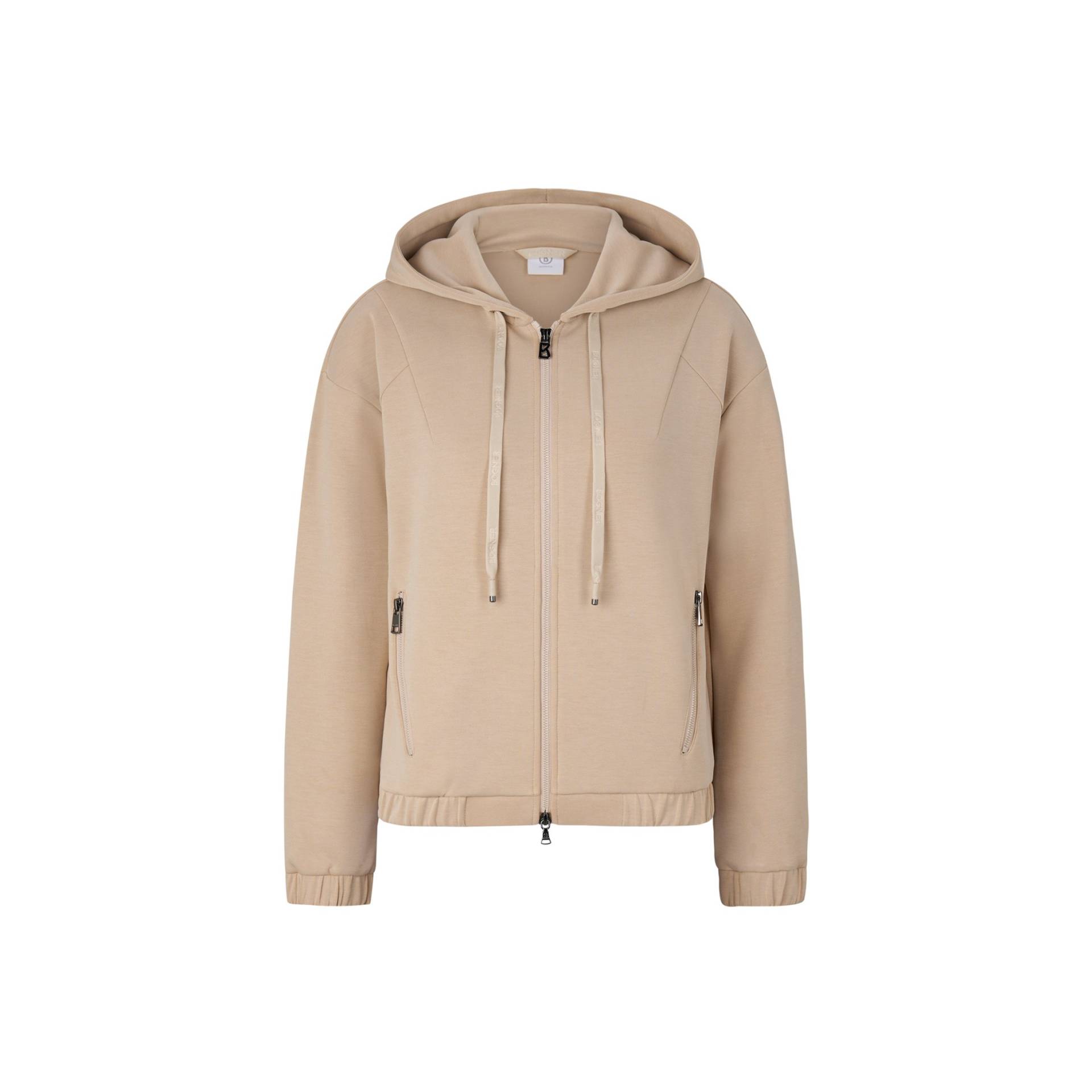 BOGNER SPORT Sweatjacke Nikolina für Damen - Beige - 40 von BOGNER Sport