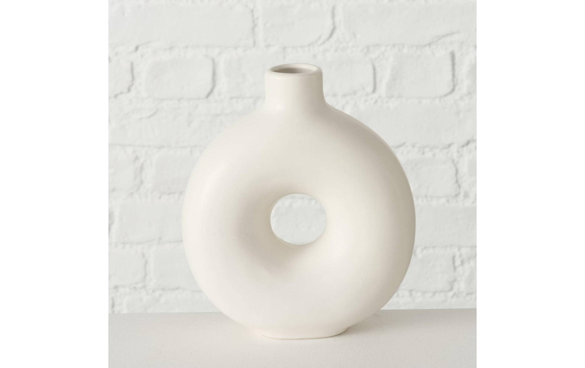 BOLTZE Dekovase »Vase Lanyo 20 cm, Weiss« von BOLTZE