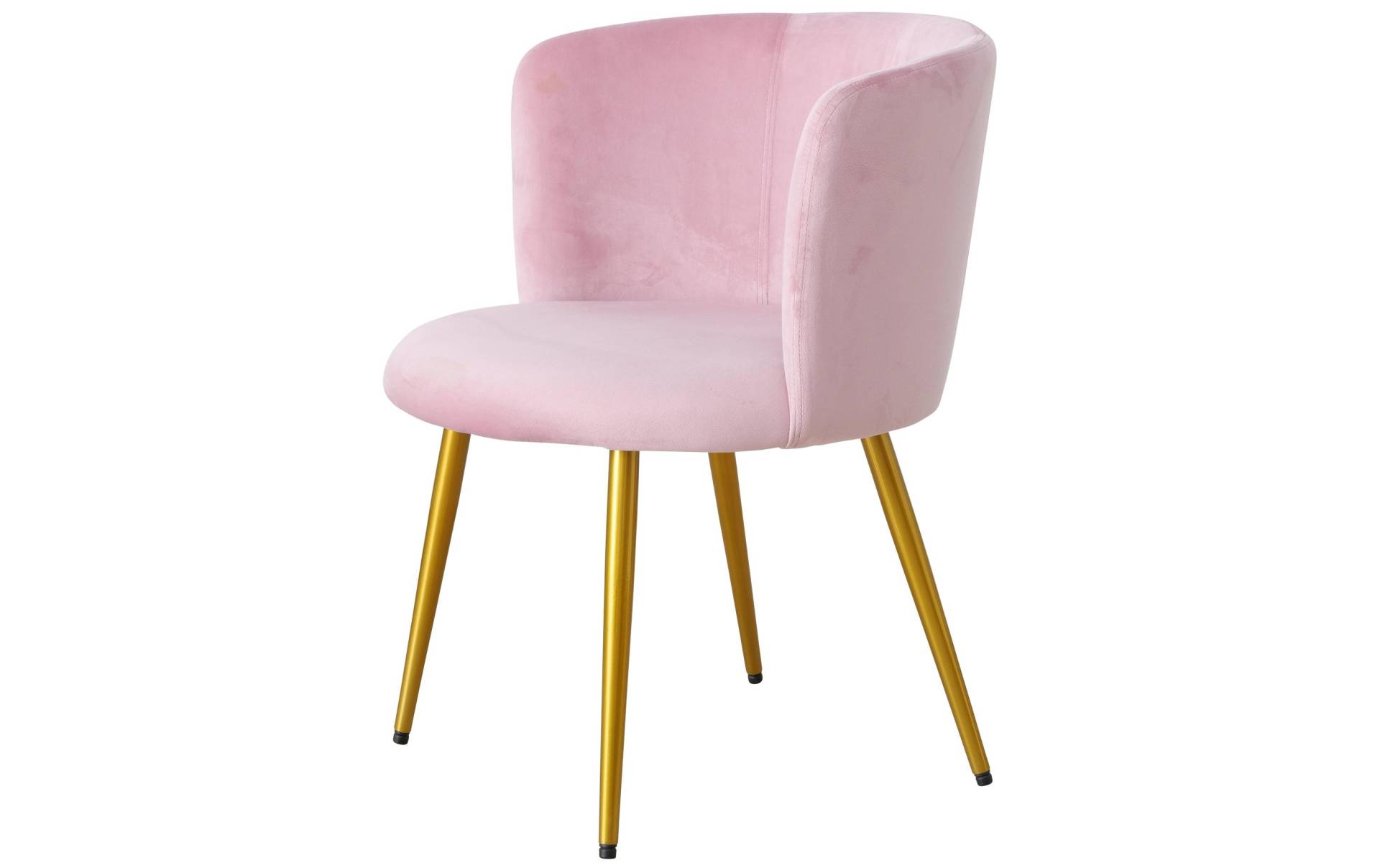 BOLTZE Loungesessel »Velvet MDF/Polyester, Goldfarben/Rosa« BOLTZE Loungesessel »Velvet MDF/Polyester, Goldfarben/Rosa« von BOLTZE