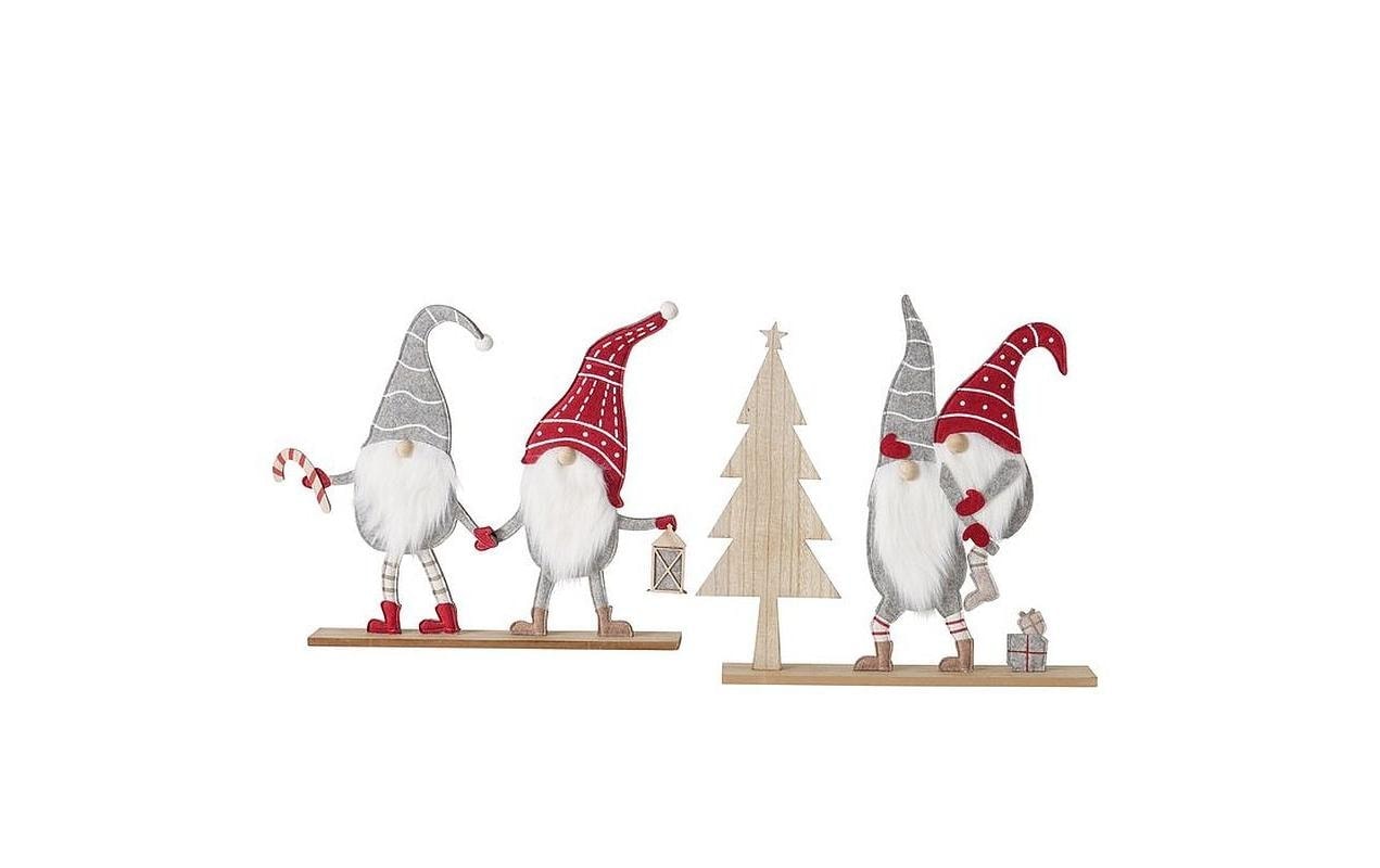 BOLTZE Weihnachtsfigur »Snorre 2 Stück, Grau/Rot« BOLTZE Weihnachtsfigur »Snorre 2 Stück, Grau/Rot« von BOLTZE