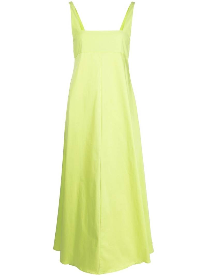 BONDI BORN Malta square-neck maxi dress - Green von BONDI BORN