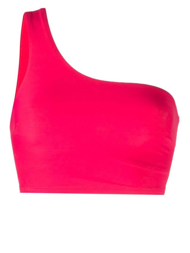 BONDI BORN Ollie one-shoulder bikini top - Pink von BONDI BORN