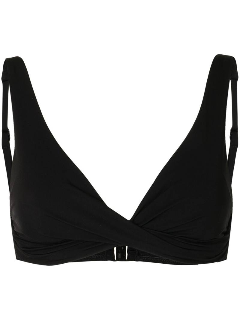 BONDI BORN Wren bikini top - Black von BONDI BORN