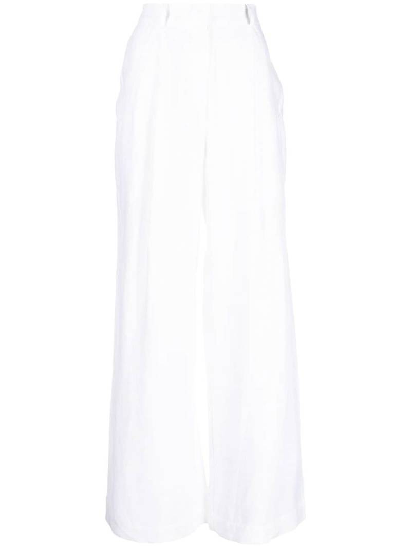 BONDI BORN high waist trousers - White von BONDI BORN