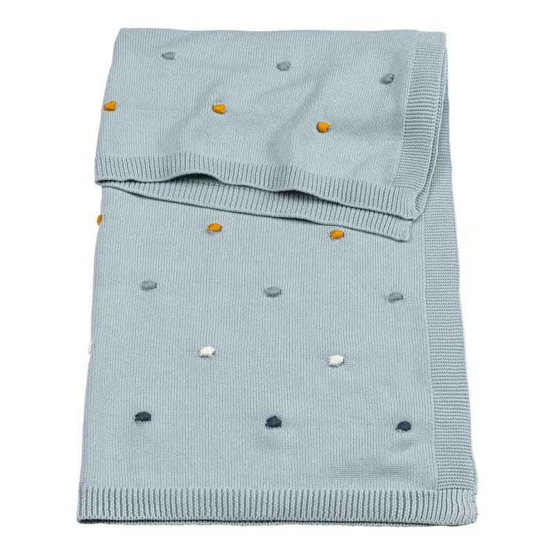 Babydecke Dots 80x100 cm von BORNINO HOME