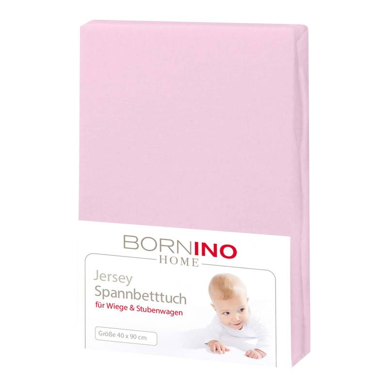 Jersey-Spannbetttuch 40x90 cm von BORNINO HOME