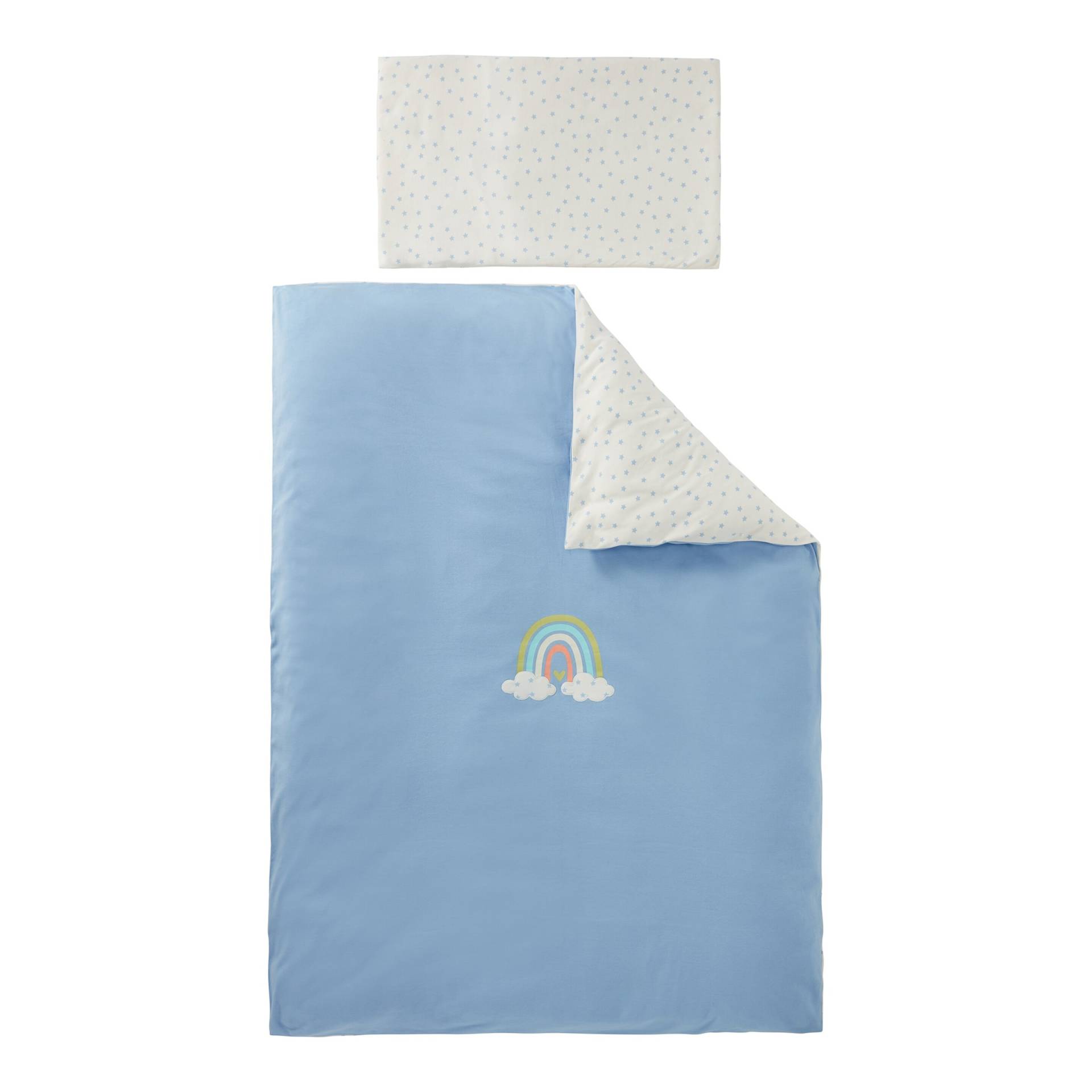 Wende-Bettwäsche Regenbogen 40x60 / 100x135 cm Wende-Bettwäsche Regenbogen 40x60 / 100x135 cm von BORNINO HOME