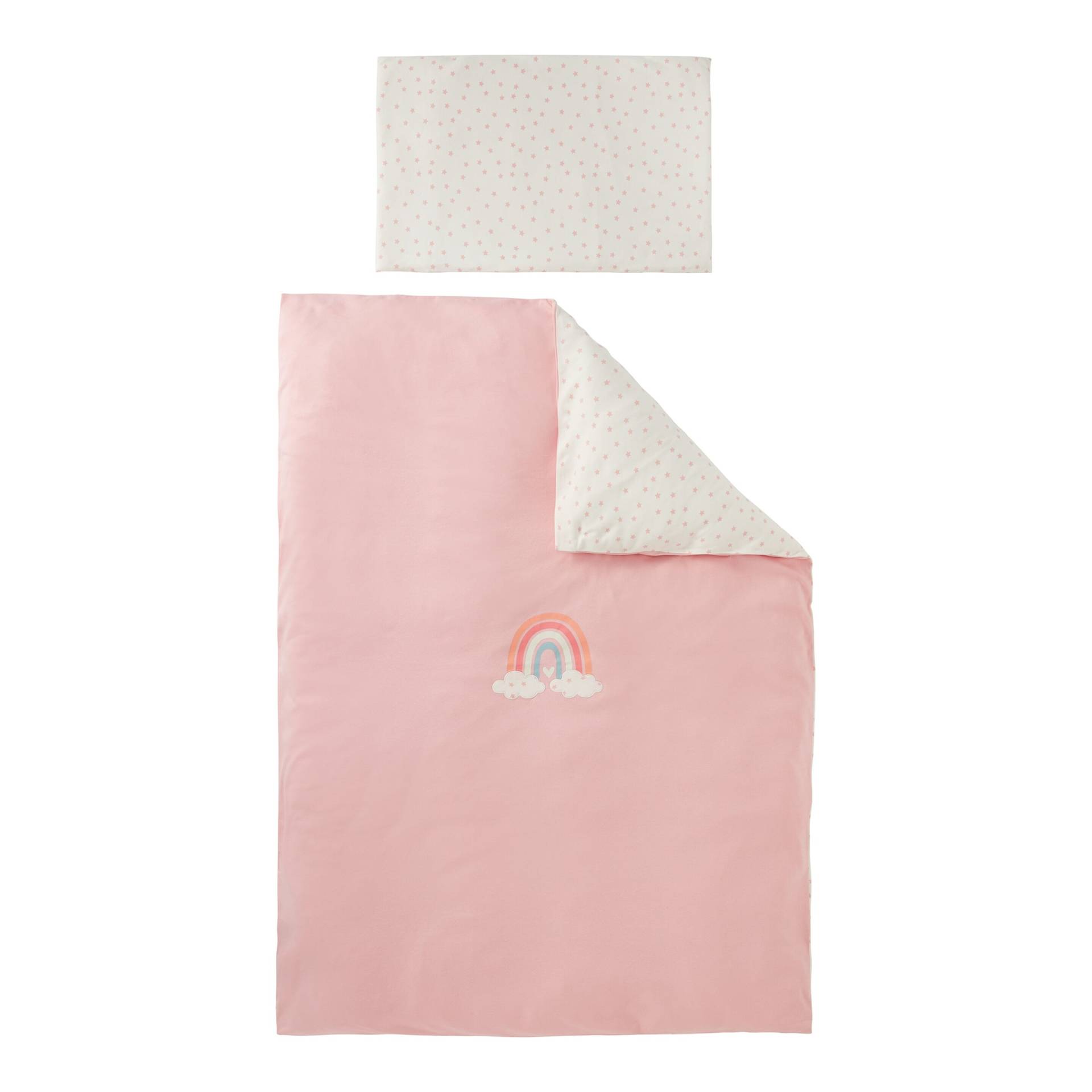 Wende-Bettwäsche Regenbogen 40x60 / 100x135 cm Wende-Bettwäsche Regenbogen 40x60 / 100x135 cm von BORNINO HOME