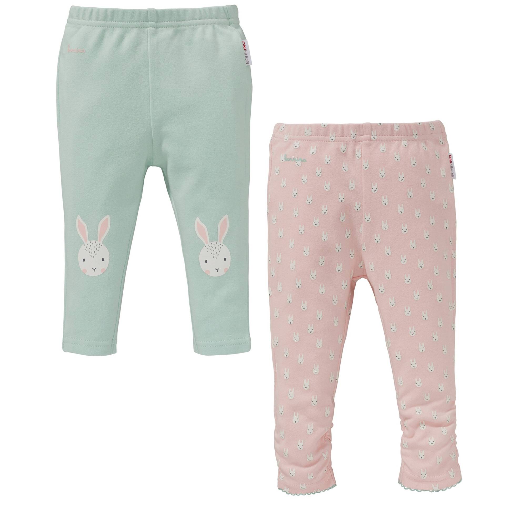 2er-Pack Leggings Hase von Bornino