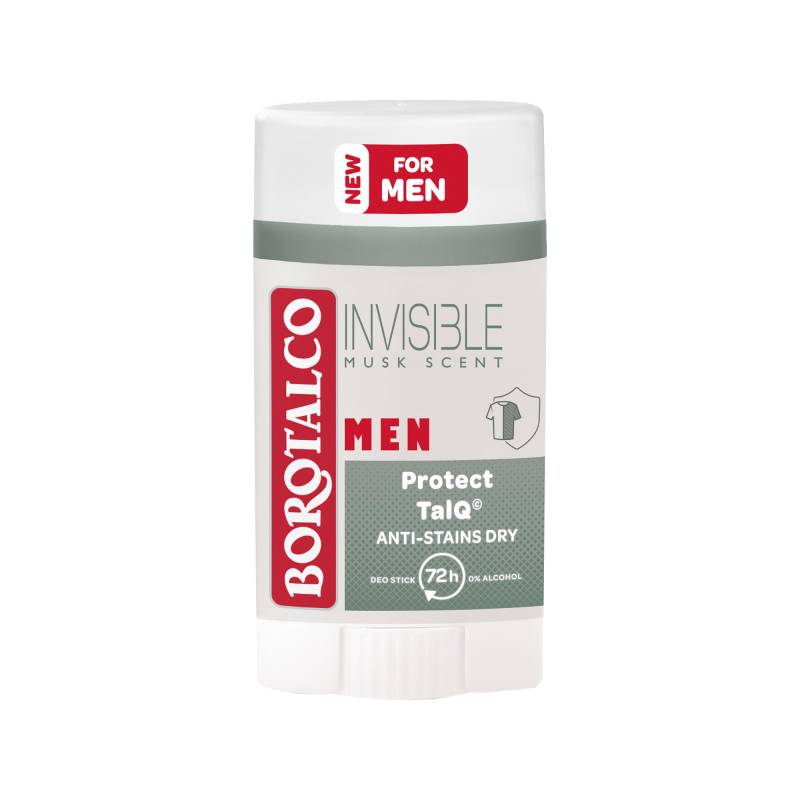 Borotalco - Deo Men Invisible Dry Stick, 40 ml von Borotalco