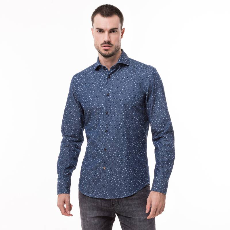 BOSS BLACK - Hemd, langarm, für Herren, Blau, Größe 41 von BOSS BLACK