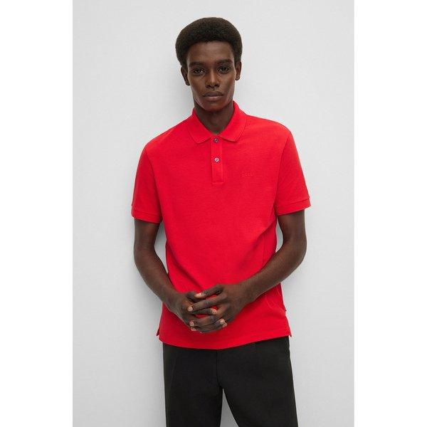 Poloshirt, Kurzarm Herren Rot L von BOSS BLACK