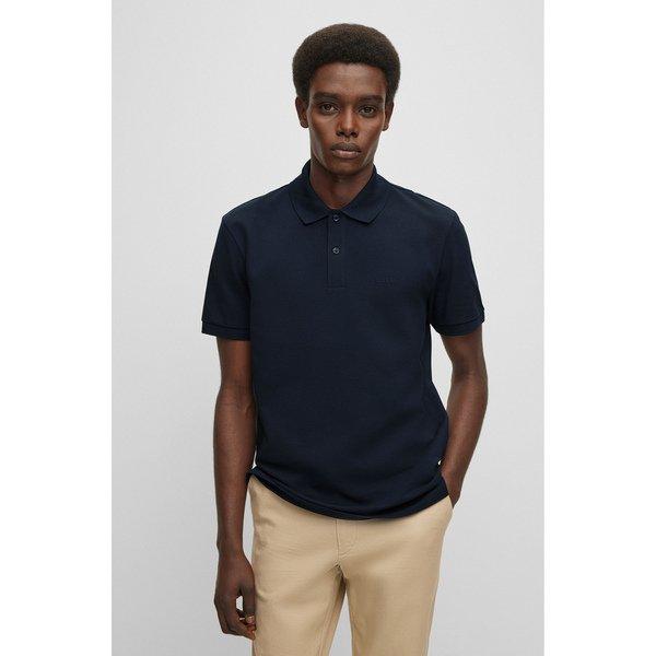 Poloshirt, Kurzarm Herren Dunkelblau XXL von BOSS BLACK