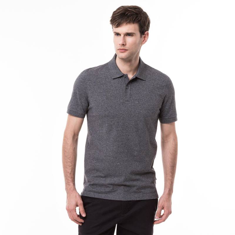 Poloshirt, Kurzarm Herren Grau M von BOSS BLACK