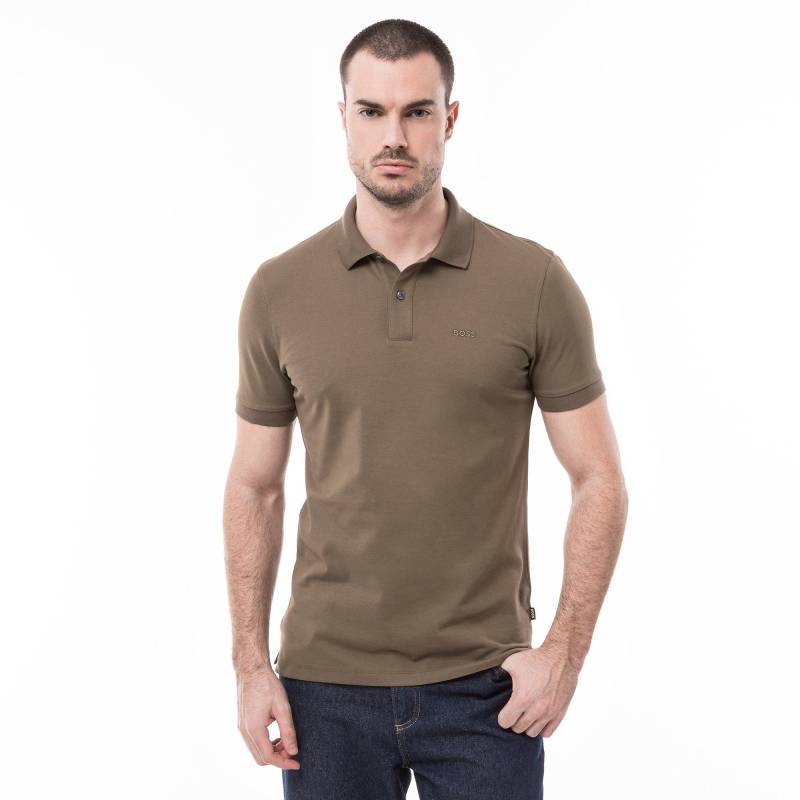 Poloshirt, Kurzarm Herren Olivegrün M von BOSS BLACK