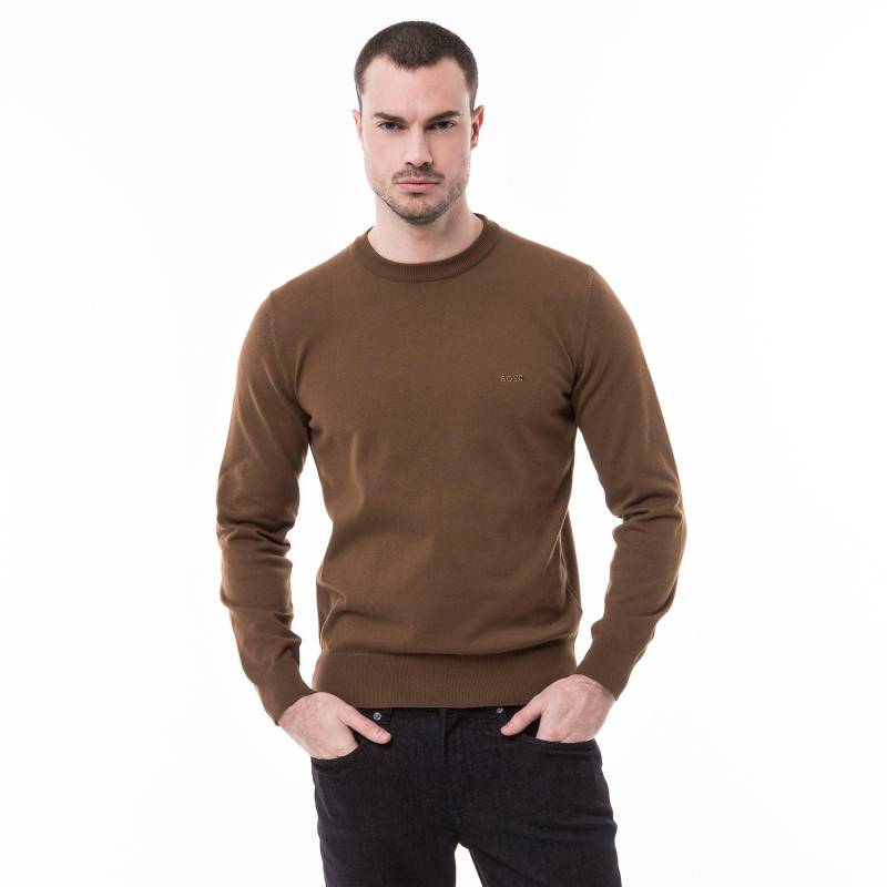 Pullover Herren Hellbraun S von BOSS BLACK