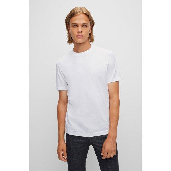 BOSS BLACK - T-Shirt, für Herren, Weiss, Größe L von BOSS BLACK