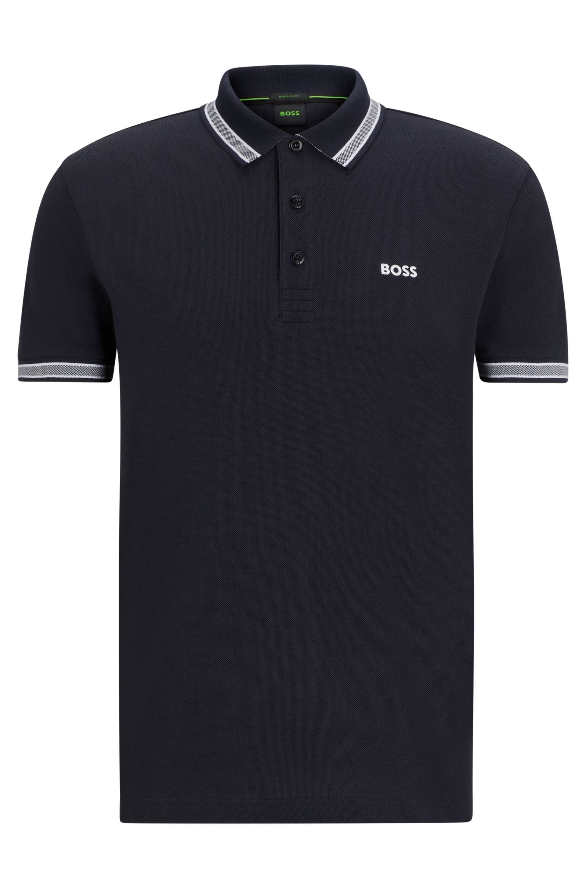 BOSS GREEN Poloshirt »Paddy«, mit kontrastfarbenen Streifen am Kragen von BOSS GREEN