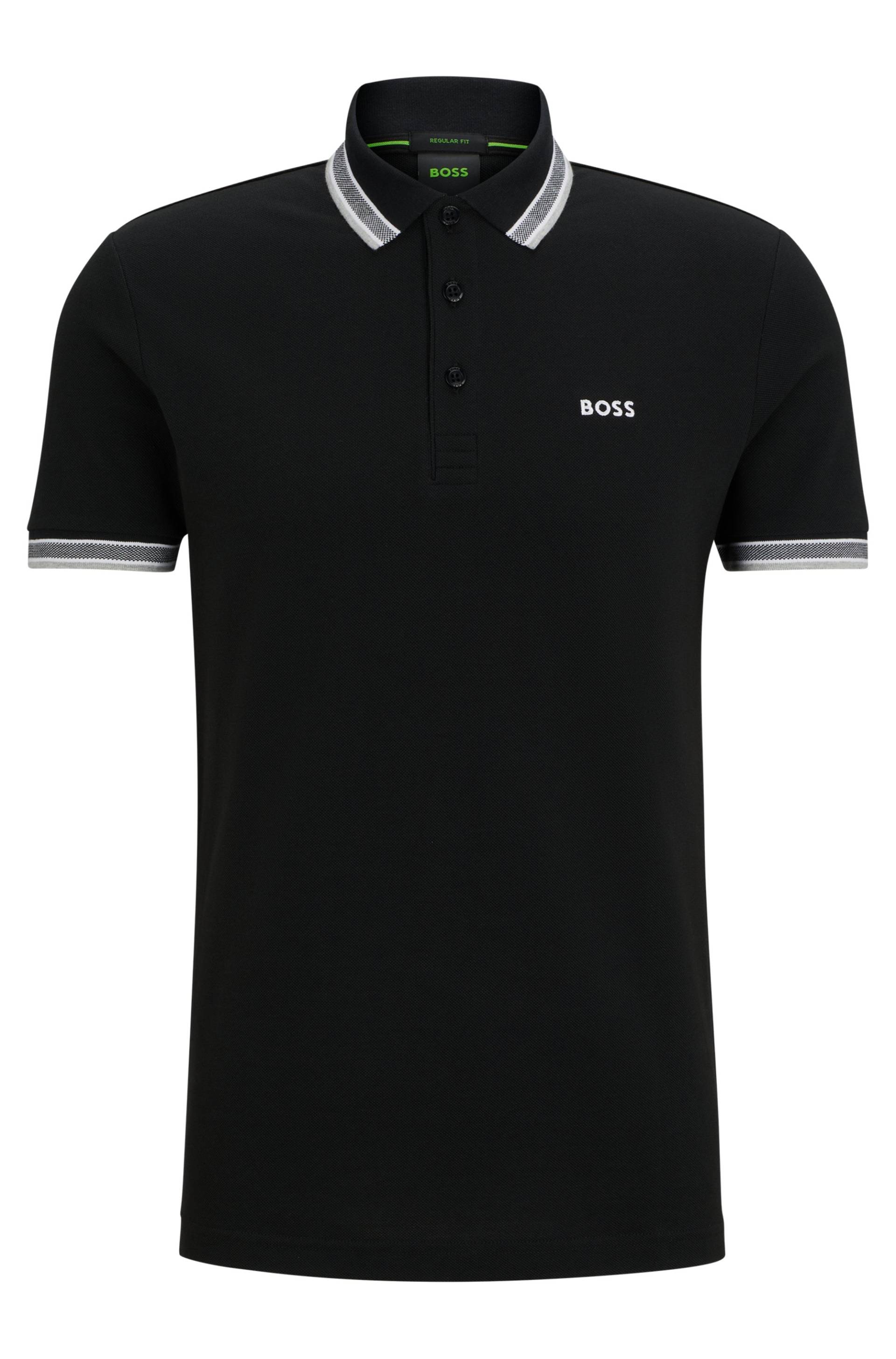 BOSS GREEN Poloshirt »Paddy«, mit kontrastfarbenen Streifen am Kragen von BOSS GREEN