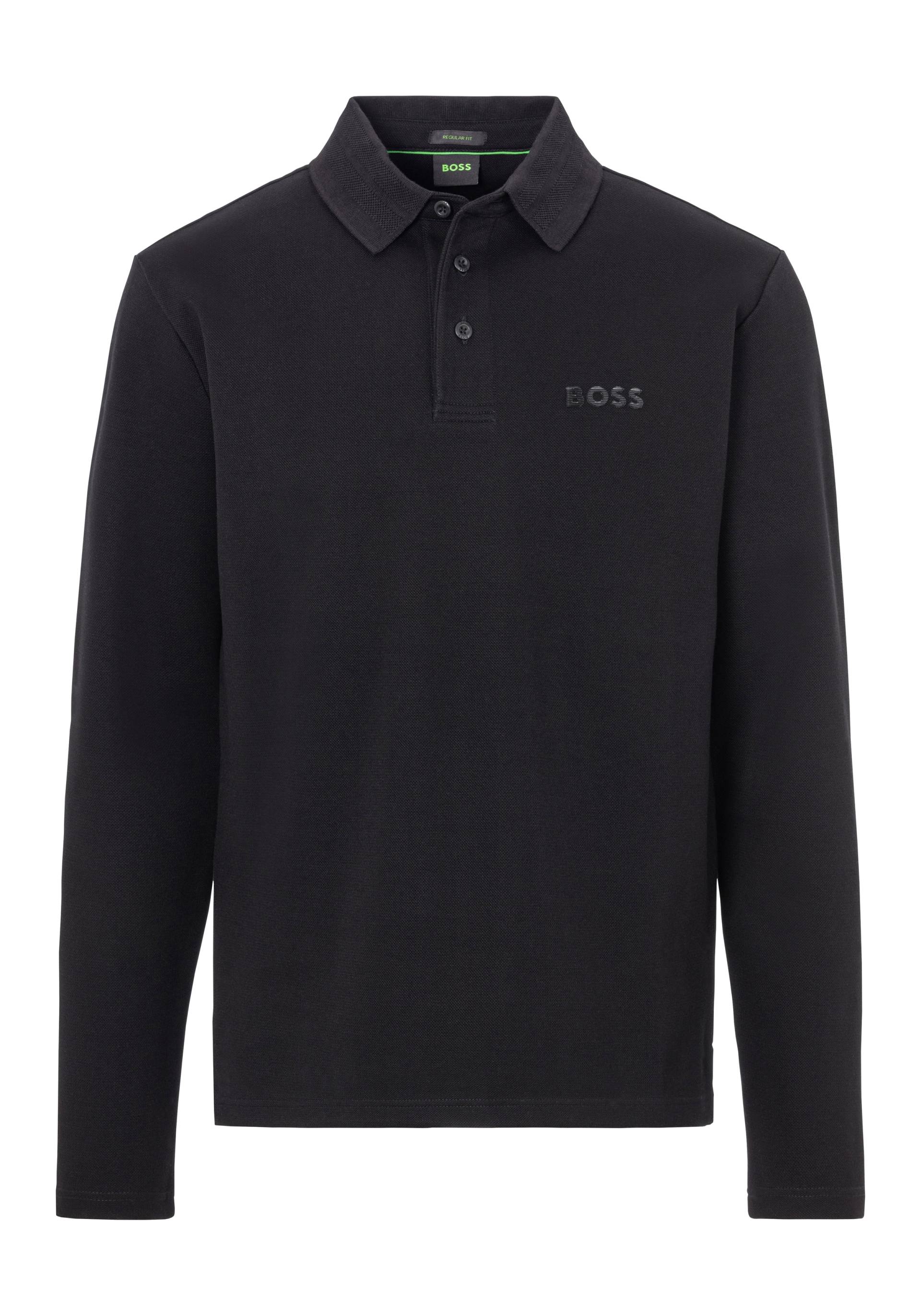 BOSS GREEN Poloshirt »Plisy Mirror«, mit Kragen von BOSS GREEN