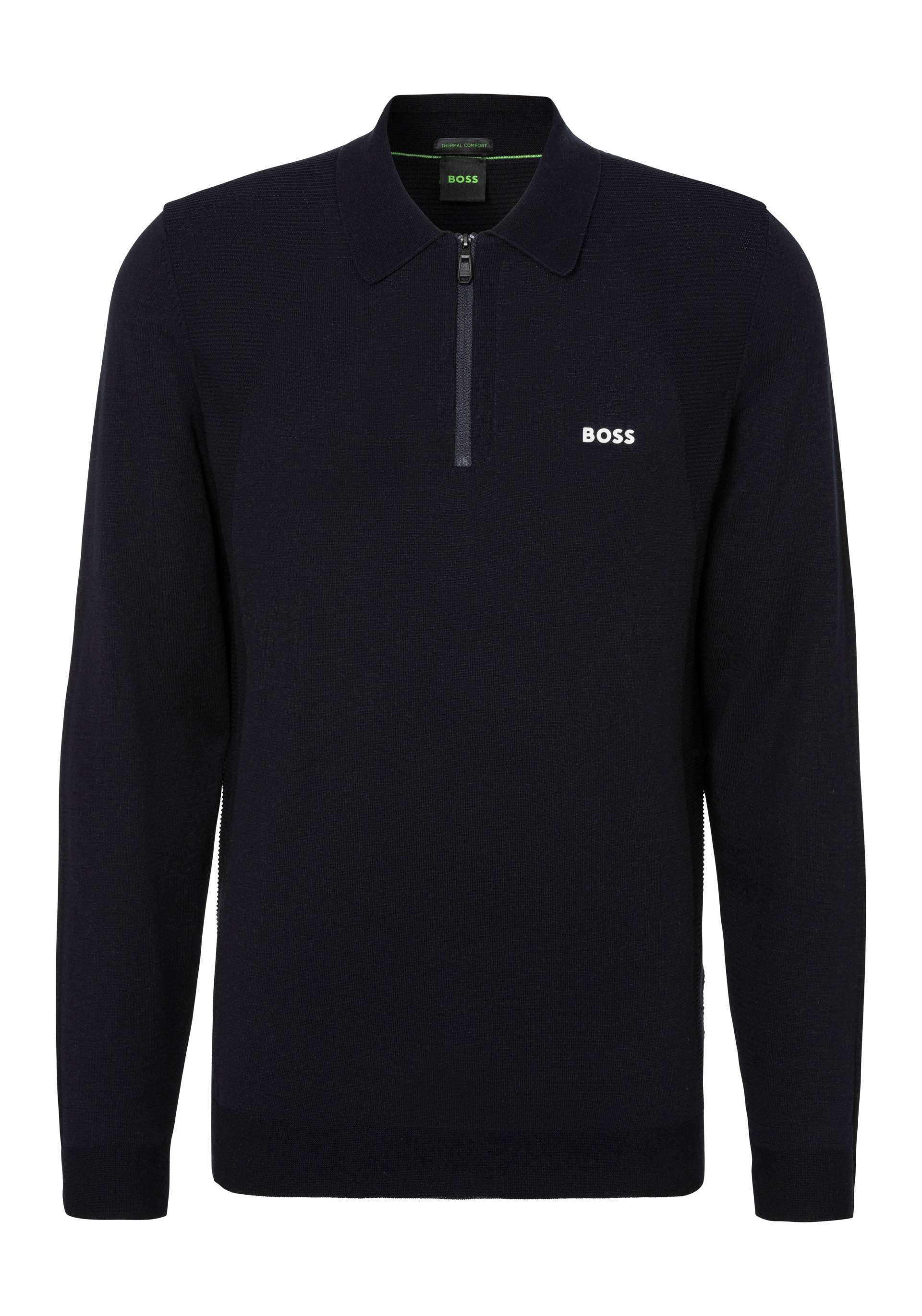 BOSS GREEN Strickpullover »Momentum_Lite_PL24«, mit Reissverschluss am Kragen von BOSS GREEN