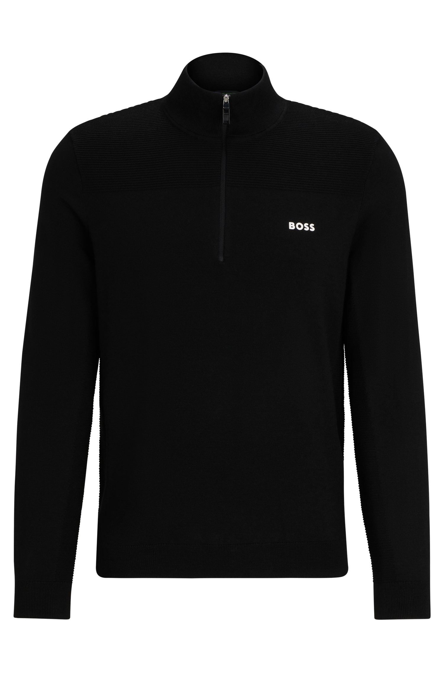 BOSS GREEN Strickpullover »Momentum-X_QZ«, mit Reissverschluss von BOSS GREEN