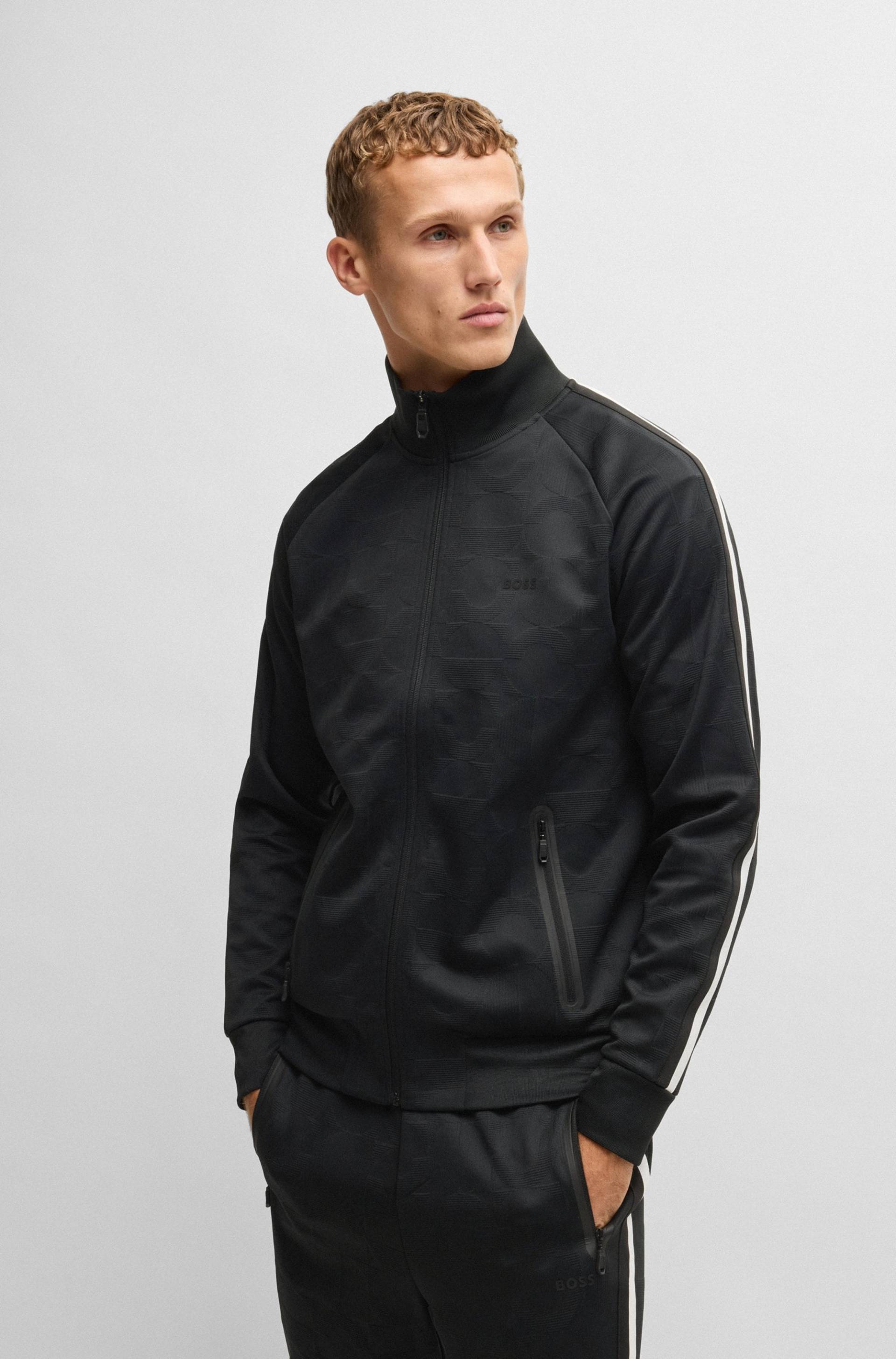 BOSS GREEN Sweatjacke »Skarley Strip«, mit dezentem Muster BOSS GREEN Sweatjacke »Skarley Strip«, mit dezentem Muster von BOSS GREEN