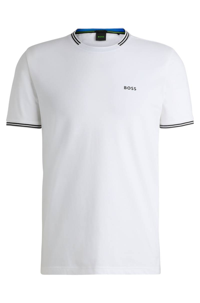 BOSS GREEN T-Shirt »Taul«, mit kontrastfarbenen Streifendetails von BOSS GREEN