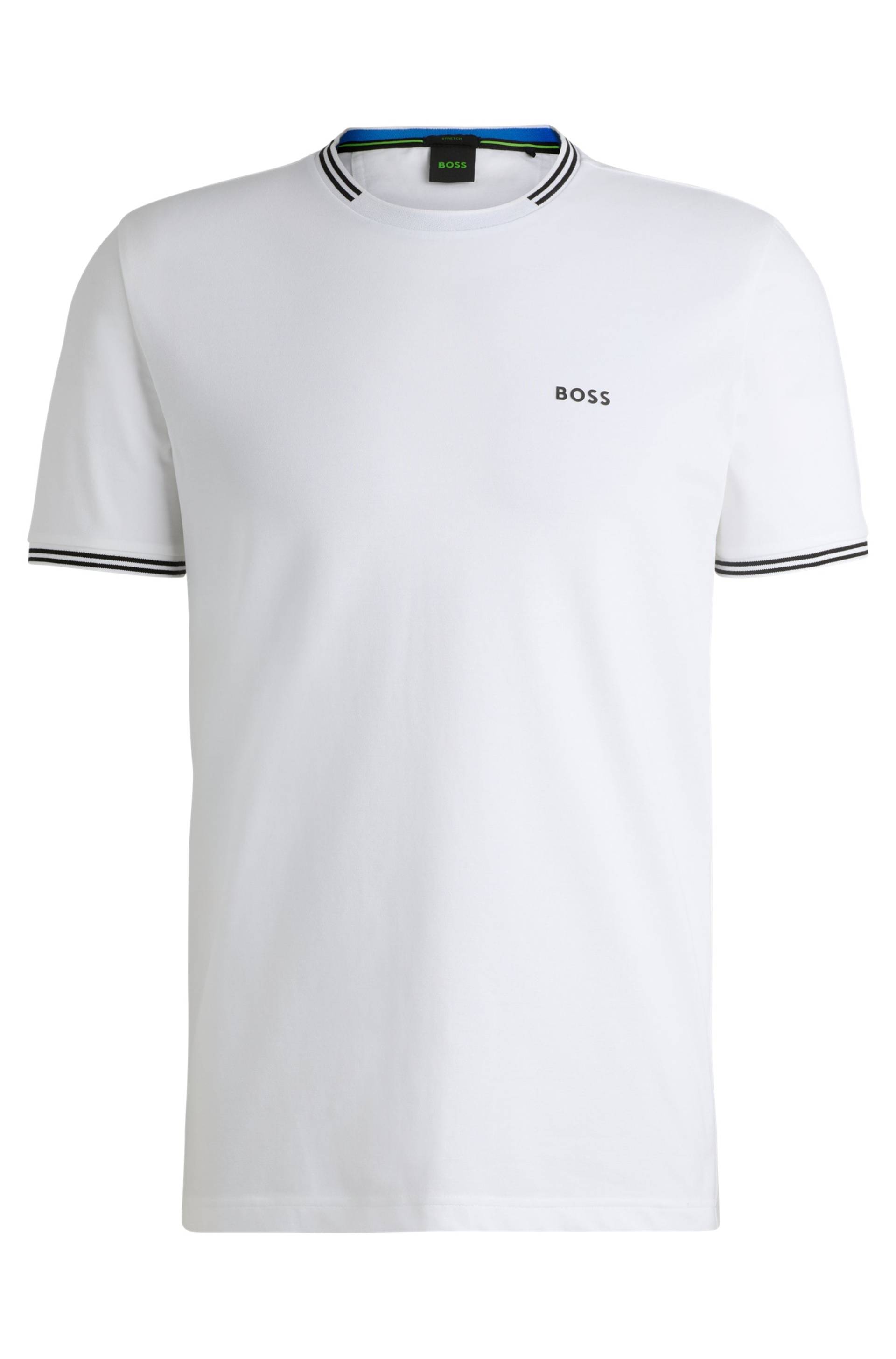 BOSS GREEN T-Shirt »Taul«, mit kontrastfarbenen Streifendetails von BOSS GREEN