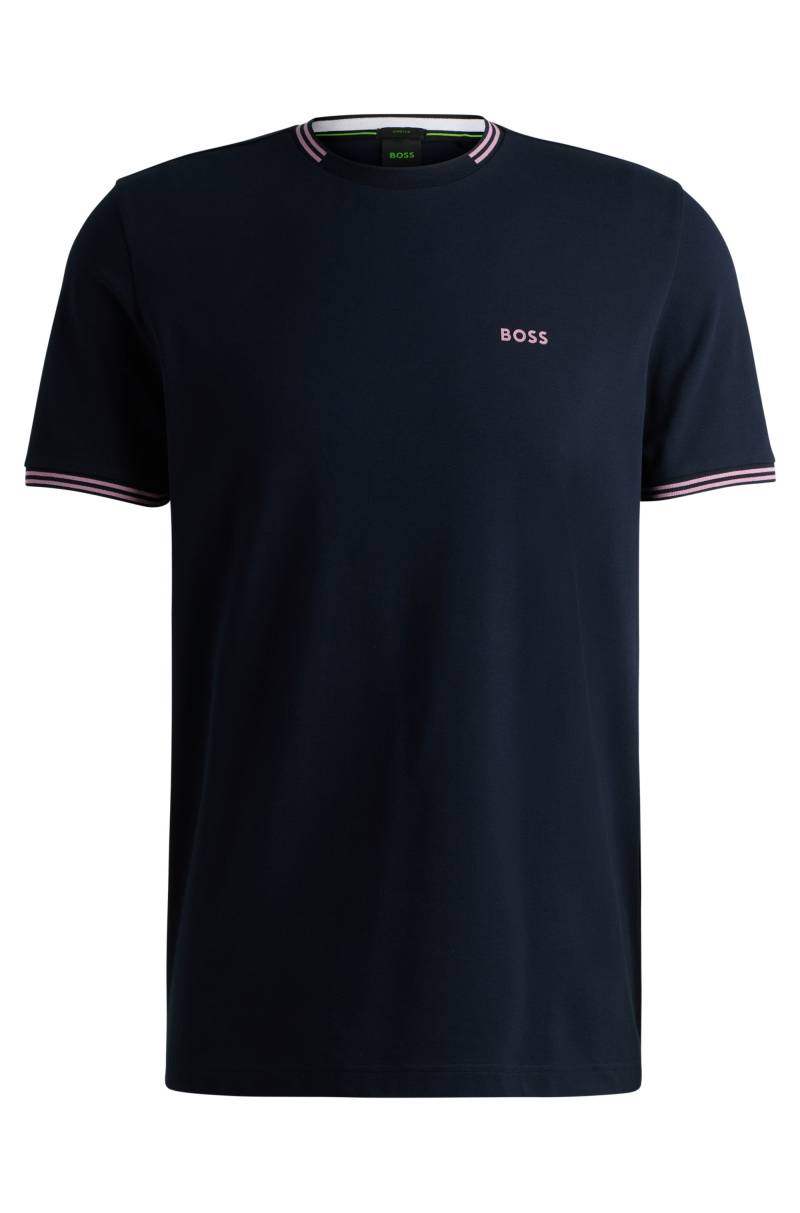 BOSS GREEN T-Shirt »Taul«, mit kontrastfarbenen Streifendetails von BOSS GREEN