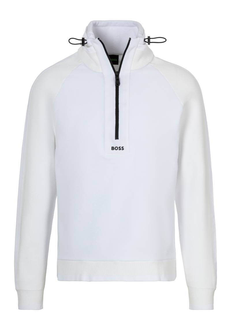 BOSS GREEN V-Ausschnitt-Pullover »Zartic«, mit Reissverschluss von BOSS GREEN