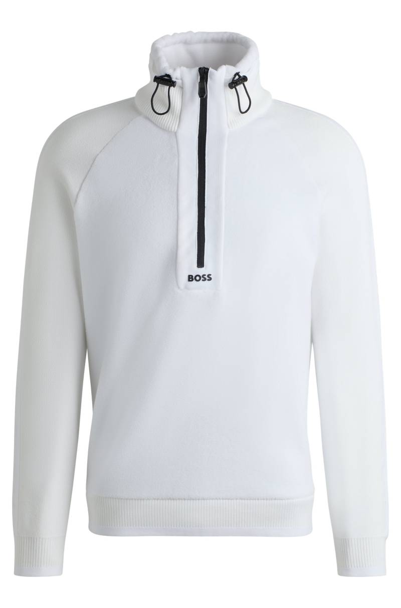 BOSS GREEN V-Ausschnitt-Pullover »Zartic«, mit Reissverschluss von BOSS GREEN