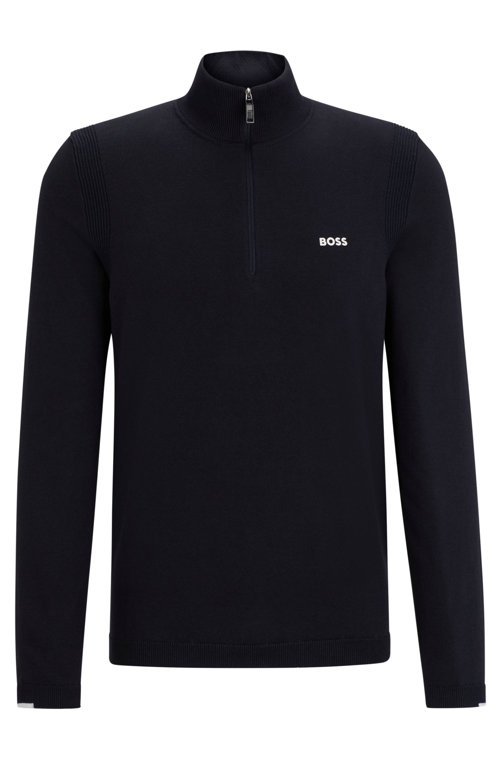 BOSS GREEN Strickpullover »Ever-X_QZ«, mit Reissverschluss von BOSS Green