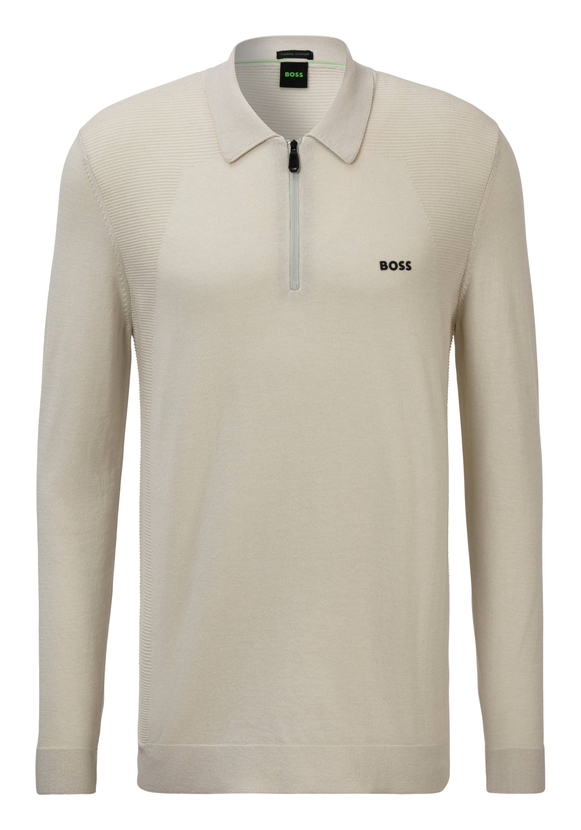 BOSS GREEN Strickpullover »Momentum_Lite_PL24«, mit Reissverschluss am Kragen von BOSS Green