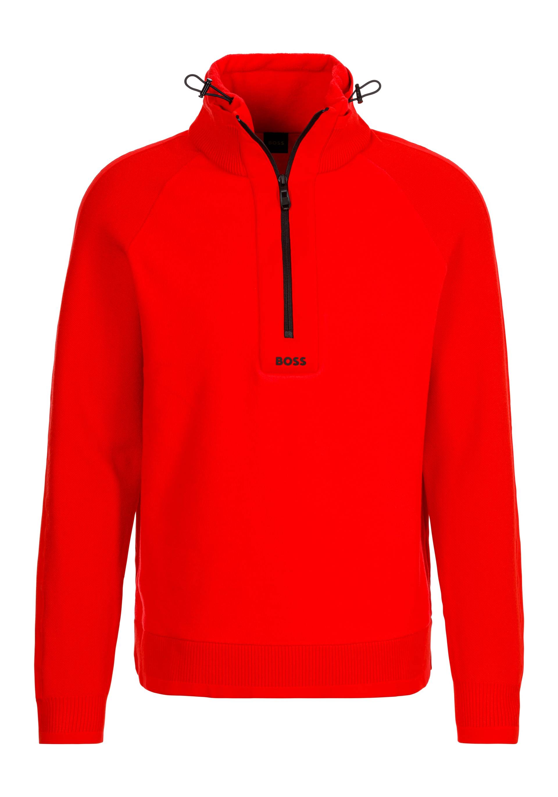 BOSS GREEN V-Ausschnitt-Pullover »Zartic«, mit Reissverschluss BOSS GREEN V-Ausschnitt-Pullover »Zartic«, mit Reissverschluss von BOSS Green