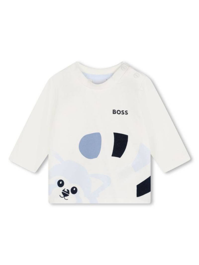 BOSS Kidswear Red Panda T-shirt - White von BOSS Kidswear