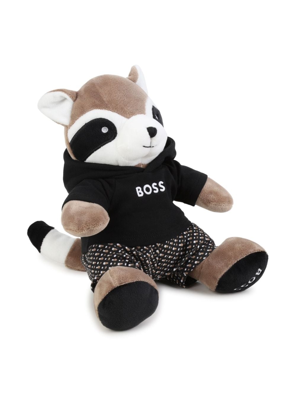 BOSS Kidswear Red Panda logo-embroidered soft toy - Black von BOSS Kidswear