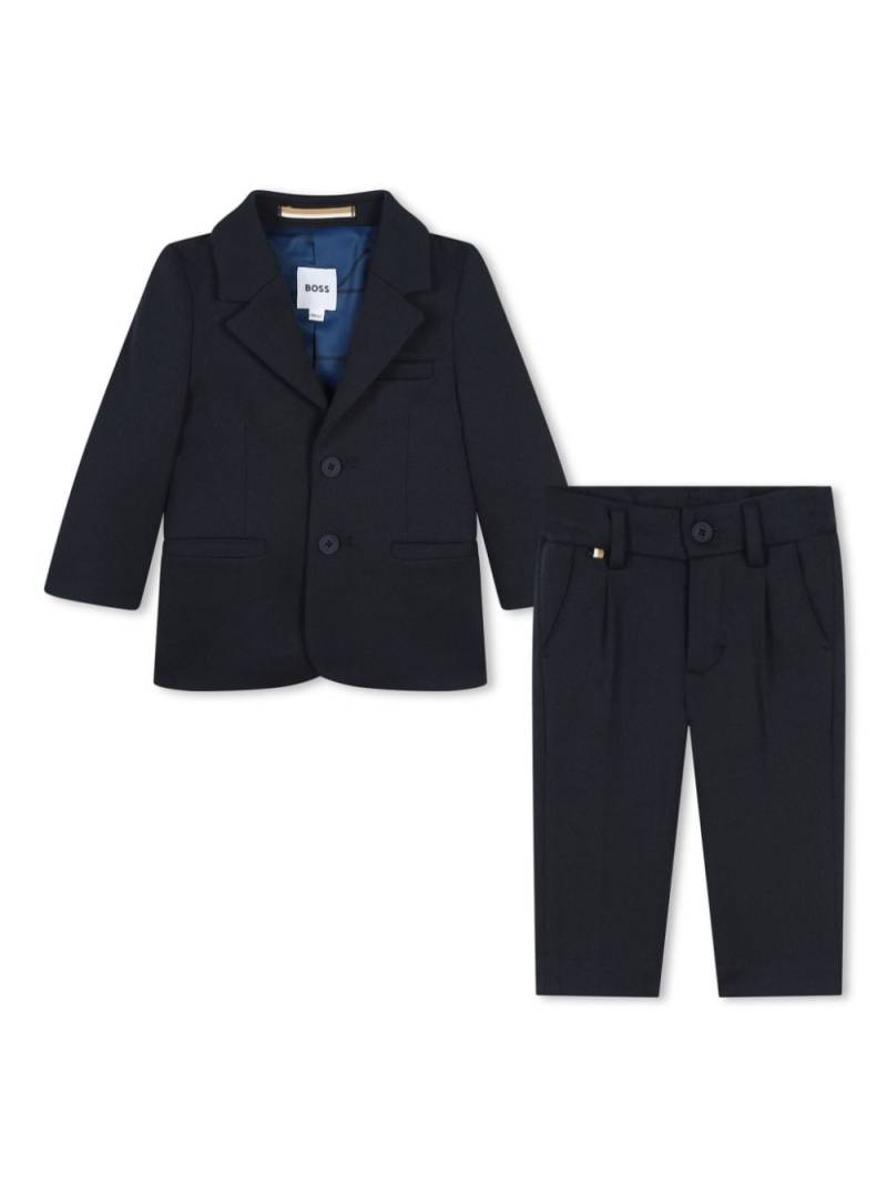 BOSS Kidswear buttoned suit set - Blue von BOSS Kidswear