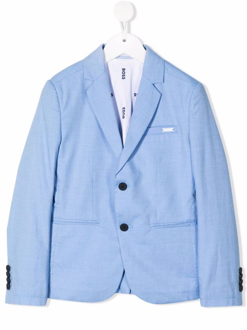 BOSS Kidswear classic tailored blazer - Blue von BOSS Kidswear