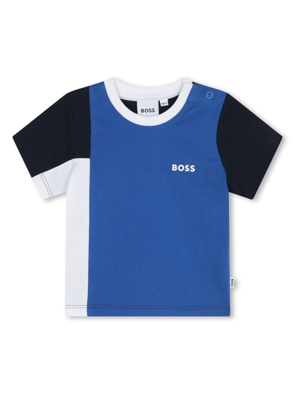 BOSS Kidswear colour-block cotton T-shirt - Blue von BOSS Kidswear