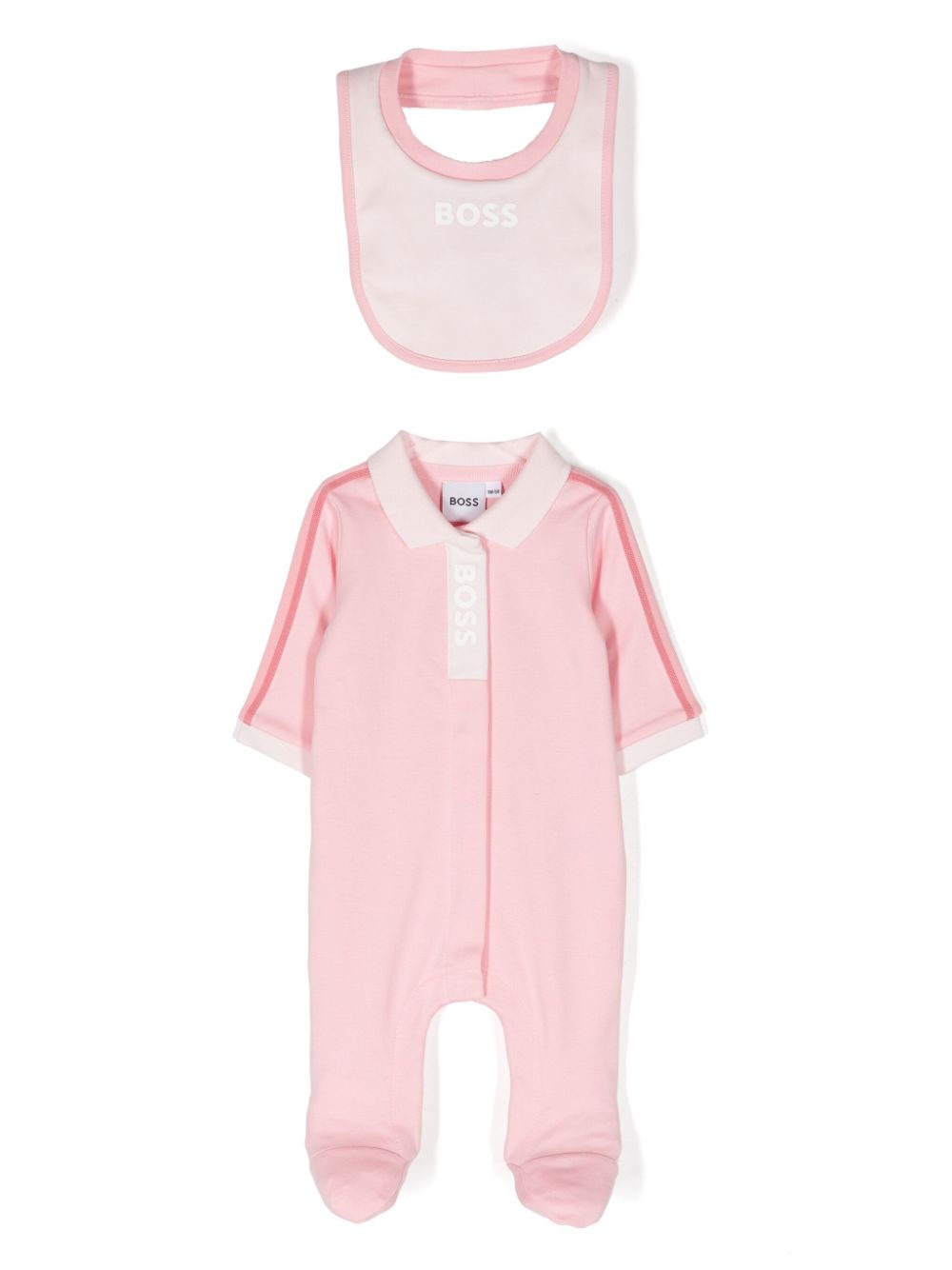 BOSS Kidswear cotton babygrow set - Pink von BOSS Kidswear