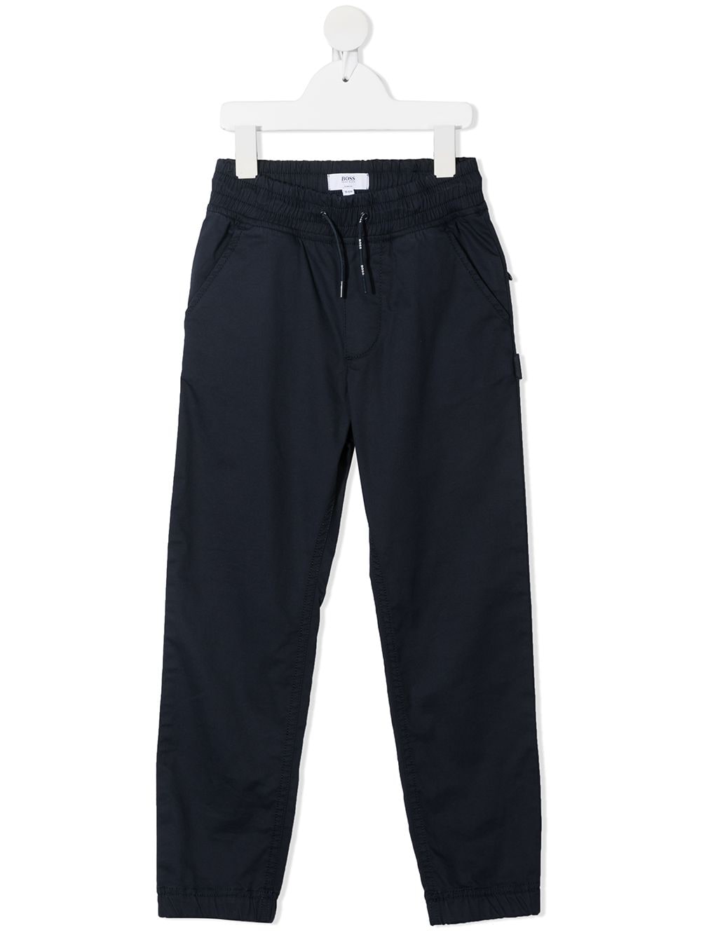 BOSS Kidswear elasticated drawstring trousers - Blue von BOSS Kidswear