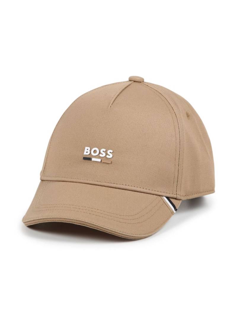 BOSS Kidswear embroidered-logo baseball cap - Neutrals von BOSS Kidswear