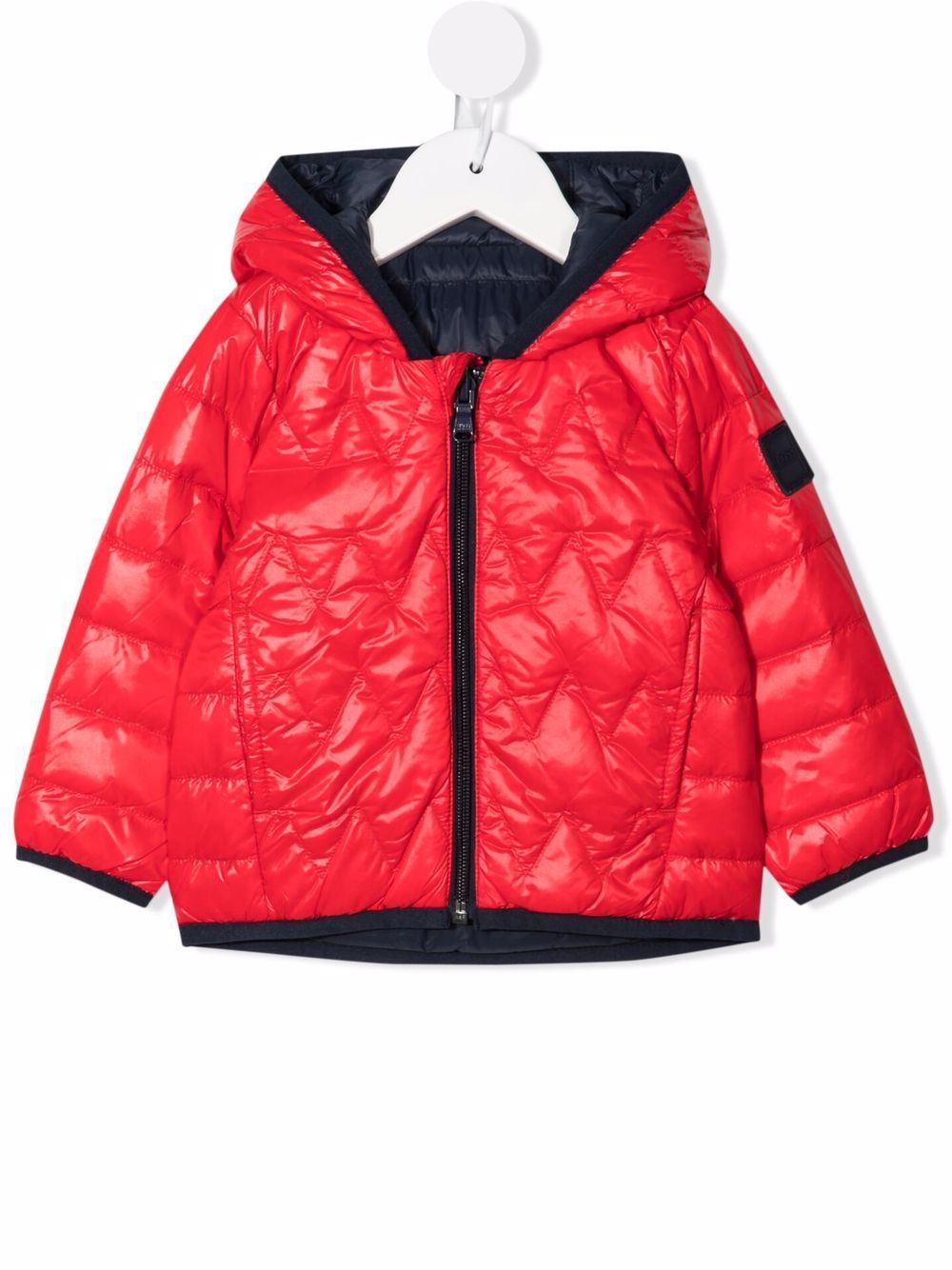 BOSS Kidswear glossy padded jacket - Red von BOSS Kidswear