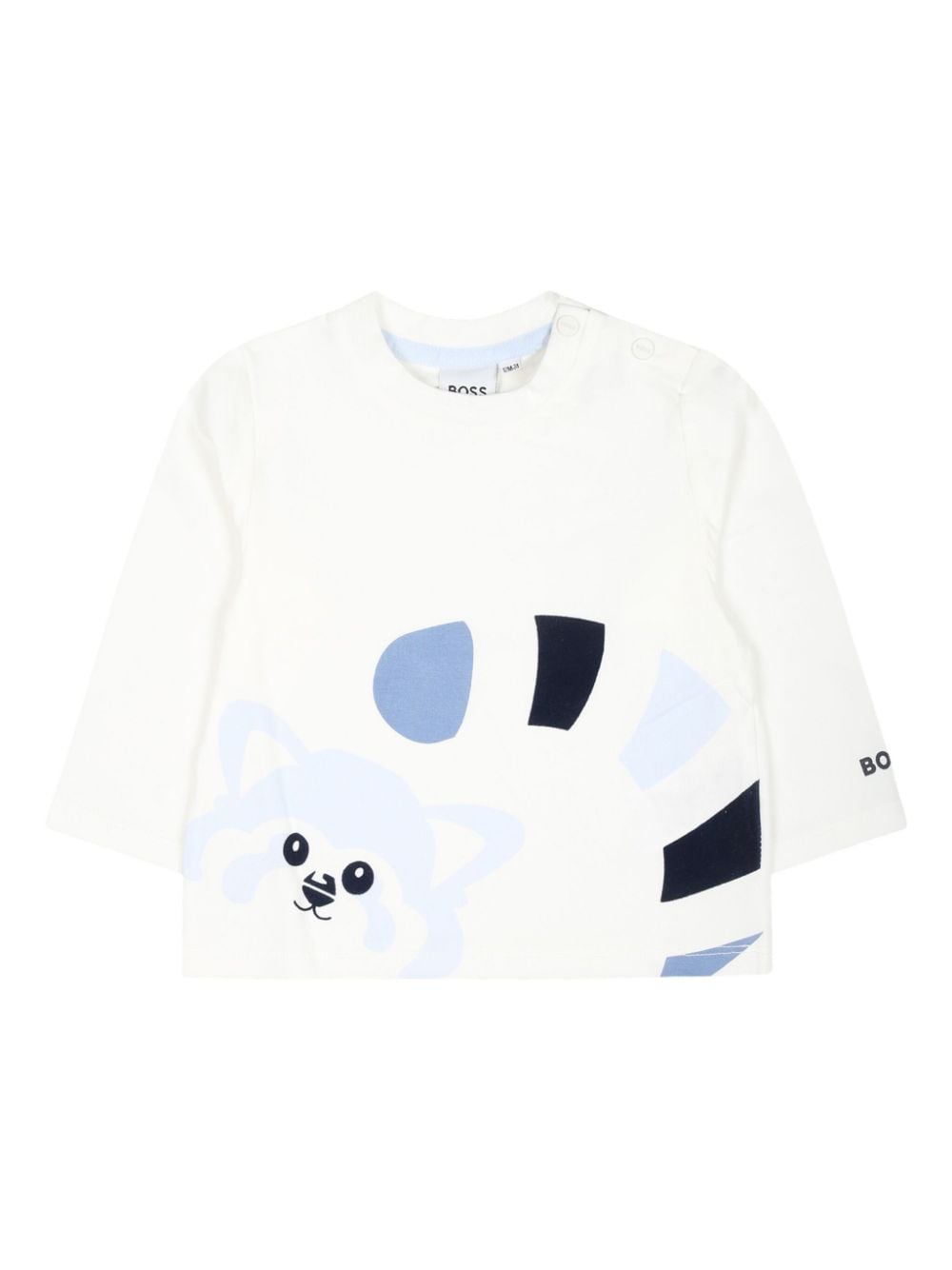 BOSS Kidswear graphic print t-shirt - White von BOSS Kidswear