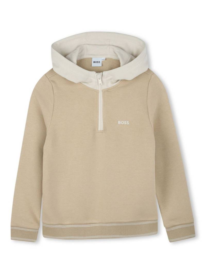 BOSS Kidswear hooded sweatshirt - Neutrals von BOSS Kidswear