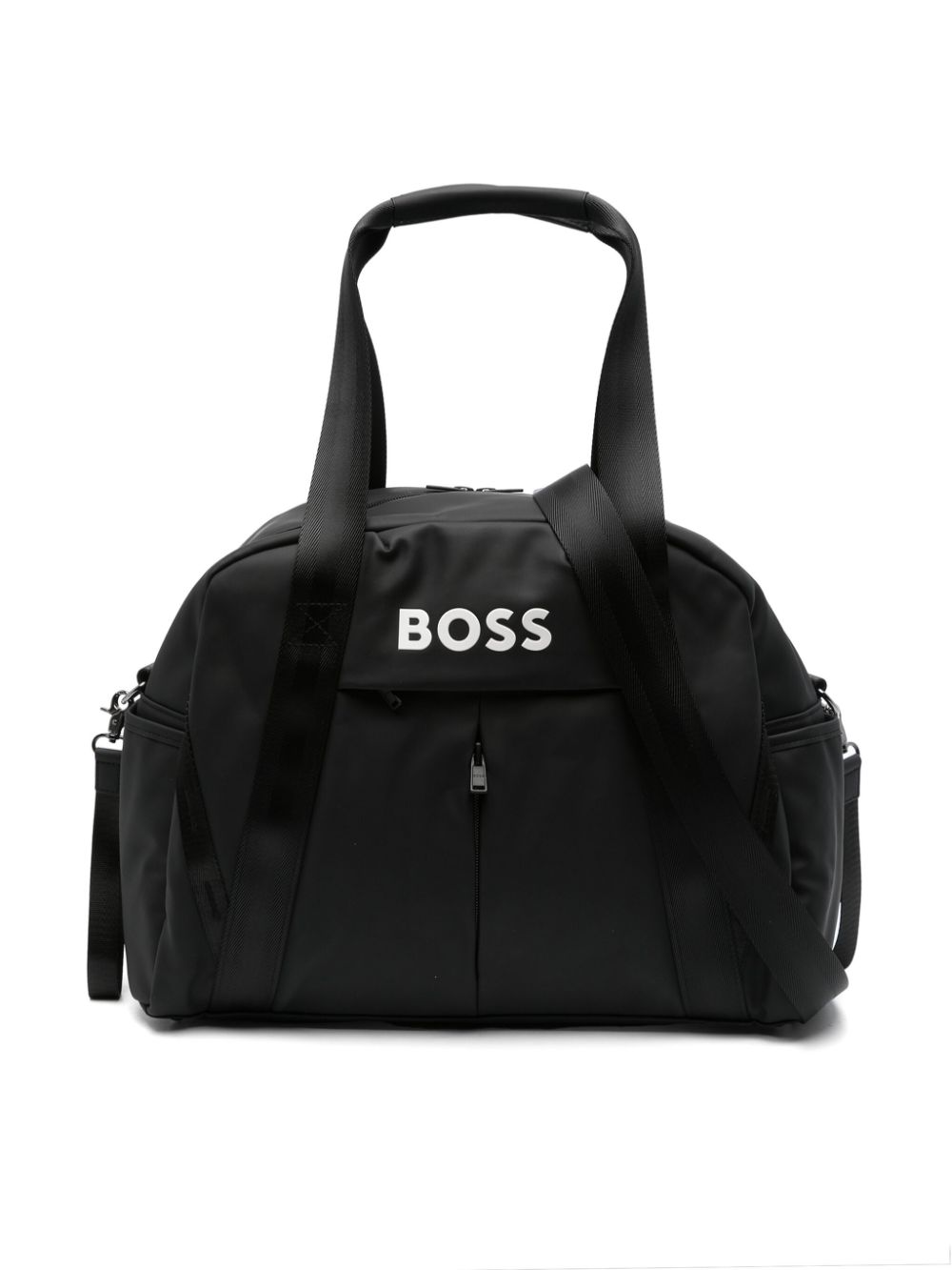 BOSS Kidswear logo-appliqué changing bag - Black von BOSS Kidswear