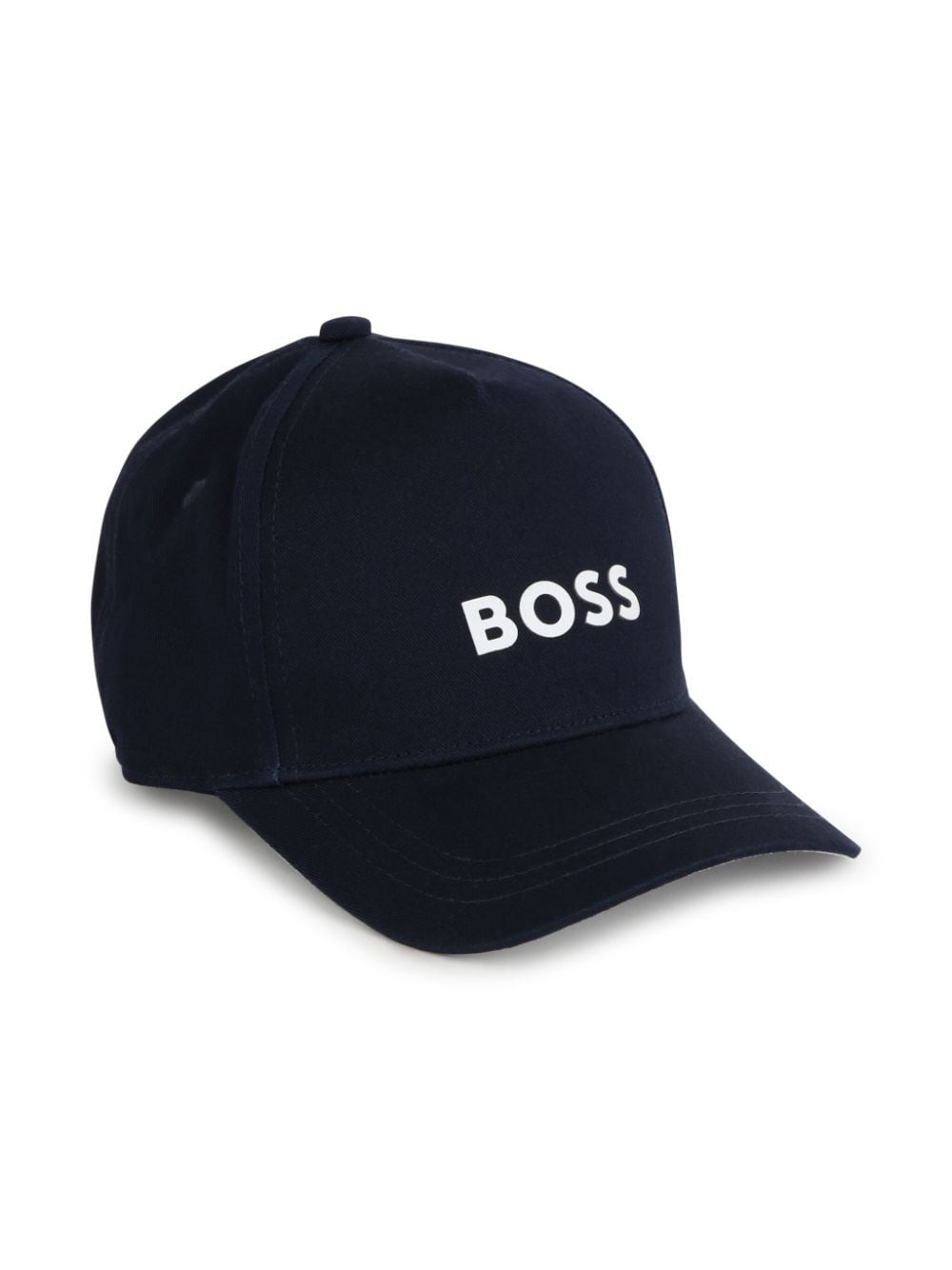 BOSS Kidswear logo-appliqué cotton cap - Blue von BOSS Kidswear