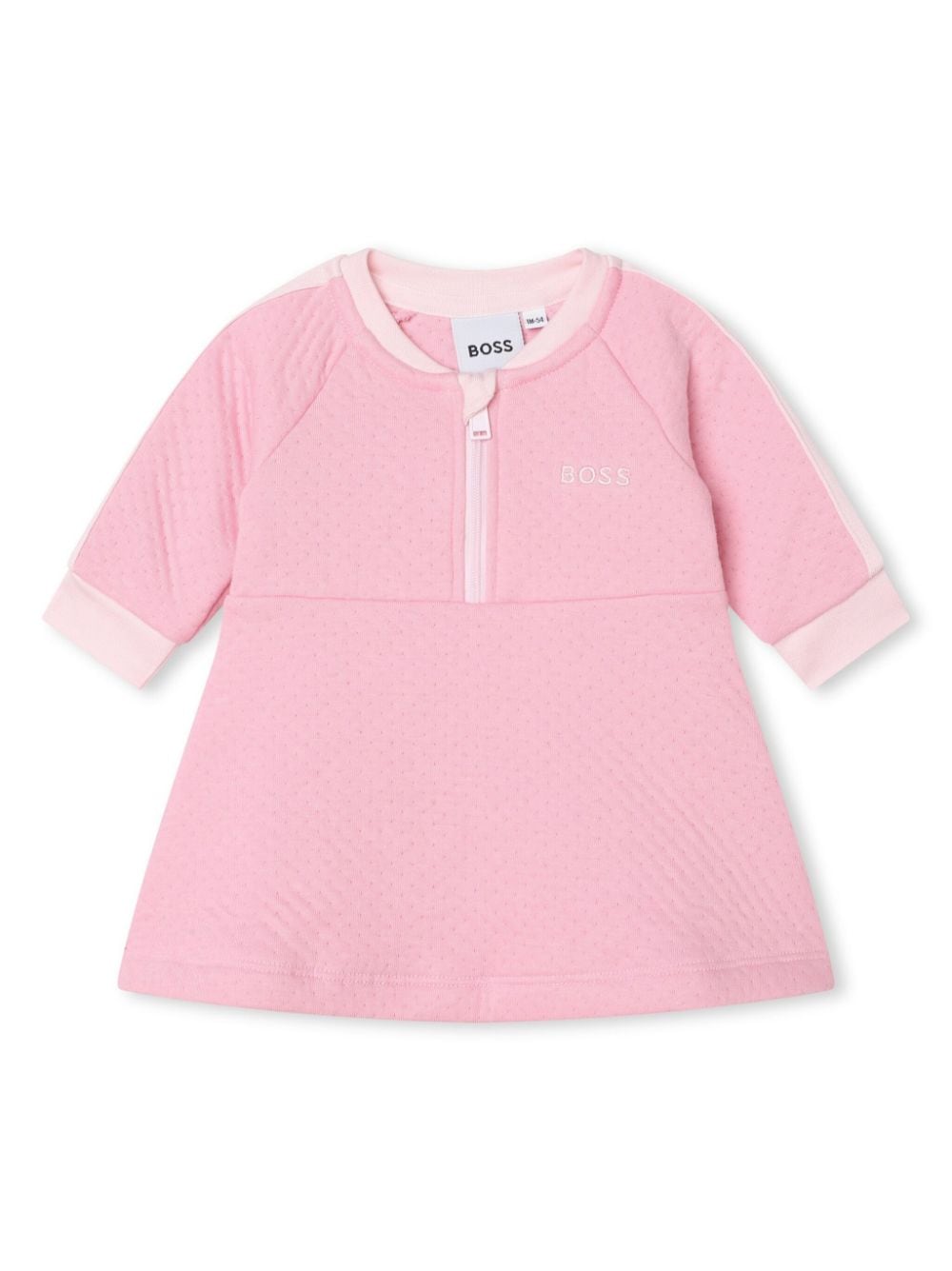 BOSS Kidswear logo-embroidered cotton dress - Pink von BOSS Kidswear