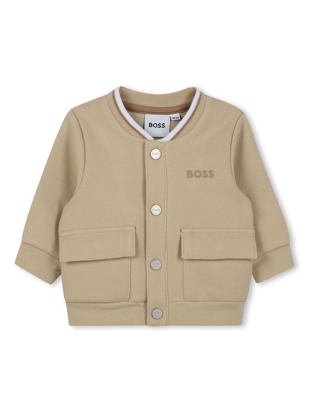 BOSS Kidswear logo-embroidered trousers set - Neutrals von BOSS Kidswear